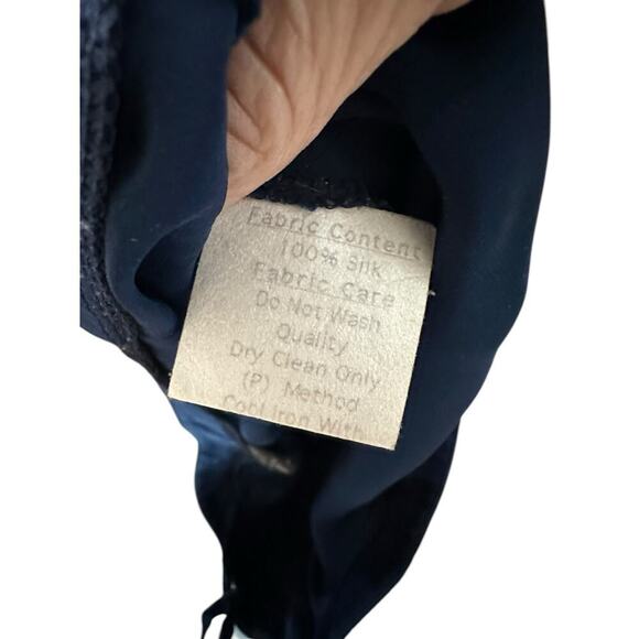 Von Troska Sydney Blue Sleeveless pure silk Maxi Dress Size Medium - Picture 4 of 8